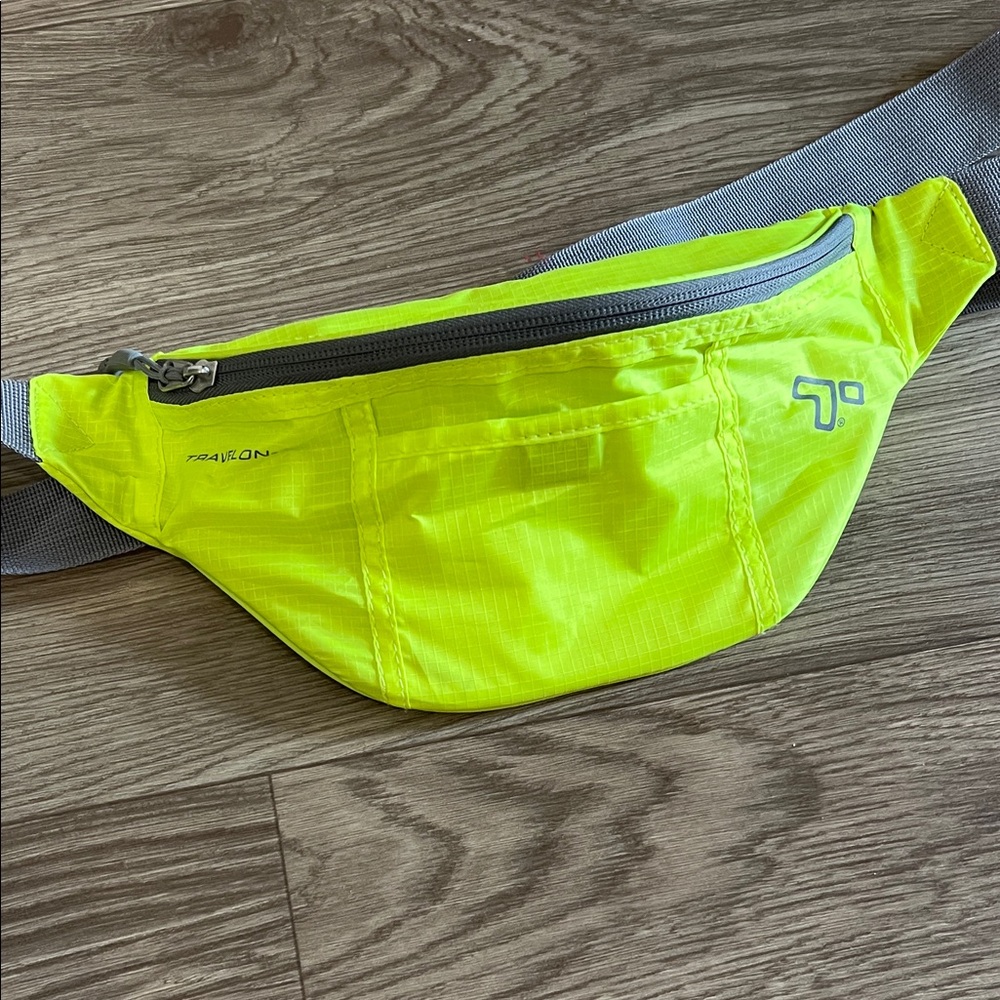 Travelon Neon Yellow Athletic Waist Bag
